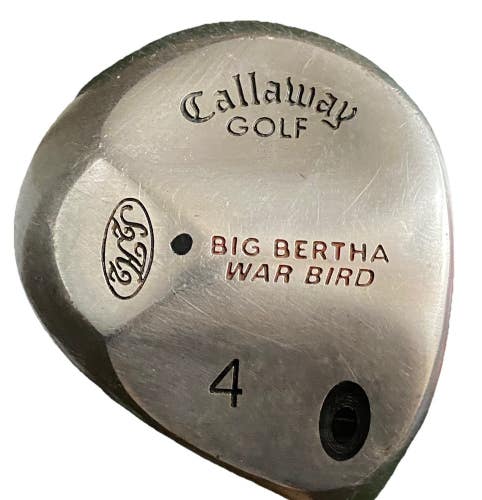 Callaway Big Bertha War Bird 4 Wood 17 RH RCH 96 Stiff Graphite 42 Stock Grip HC