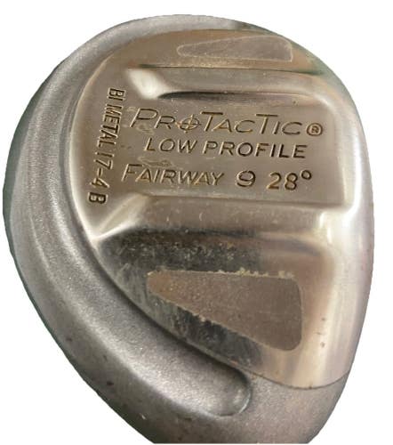 ProTactic Low Profile 9 Wood 28* Petite Ladies Flex Graphite 38.5" RH New Grip