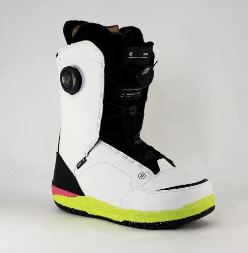 Ride Hera Double Boa Snowboard Boots Women's Size 7 Hyper White New 2025