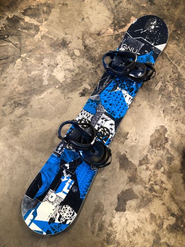 2017 Men's 159cm GNU Carbon Credit Series BTX Snowboard | K2 Indy Bindings (Used)