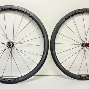 Vison Metron 40 Carbon QR 700C Clincher Road Wheelset Ceramic Bearings READ