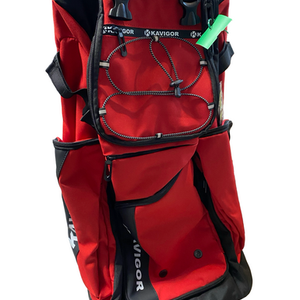 Used KAVIGOR PLAYER WHEEL BAG BB/SB Player Wheeled Bag Red 11706-S000371012