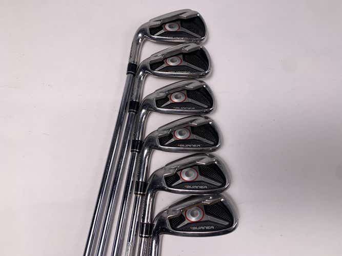 TaylorMade Burner 2009 Iron Set 4-9 Burner Superfast 85g Uniflex Steel Mens LH