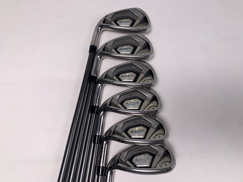 Callaway Rogue Iron Set 5-PW Aldila Synergy 60g Regular Graphite Mens LH