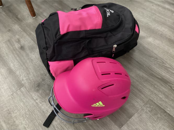 One Size Fits All Adidas Batting Helmet (Used)