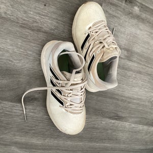 White Kids 4Y (Big Kids / Youth) Youth Adidas Molded Cleats Cleats (Used)