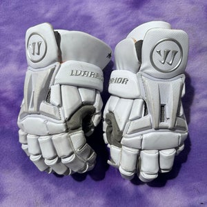White Warrior Burn XP Lacrosse Gloves (Used)