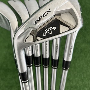 LH Callaway Apex 21 Forged Iron Set 5-A / Project X LZ 6.0 Stiff