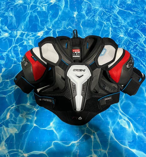 Small Junior CCM JetSpeed FT6 Shoulder Pads (Used)