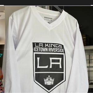 White Medium Adult Unisex Sher-Wood Jersey (New)