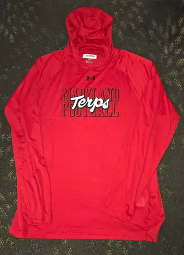 Maryland Terrapins Football Under Armour Light Hoodie XL