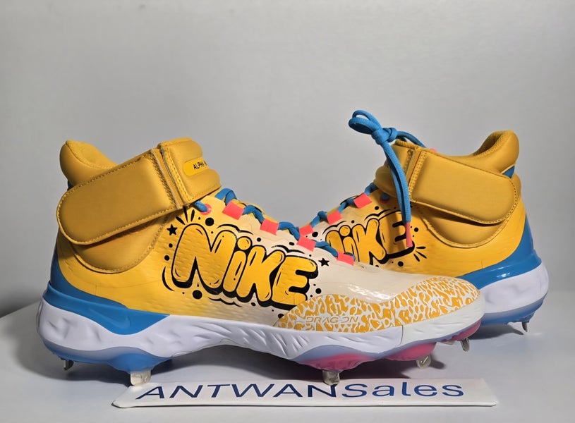 Rare Nike x RBI Alpha Huarache Elite 4 Men 13 Baseball  display picture 1