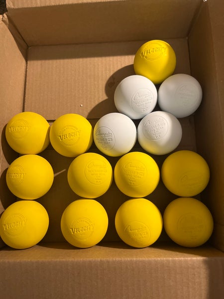 Lot of 21 lacrosse balls 11 Champion 10 Velocity Lacrosse Ball (New)