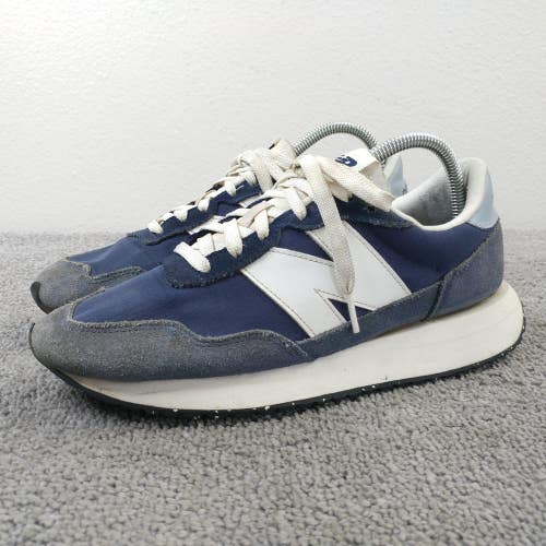 New Balance 237 Mens Size 7.5 Running Shoes Low Top Blue Suede Unisex Sneakers