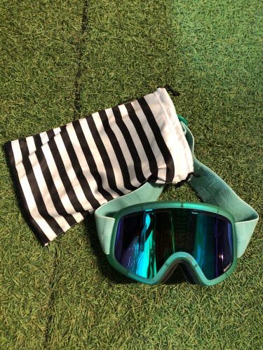 Green Men's Von Zipper BrainBlast Ski Goggles (Used)