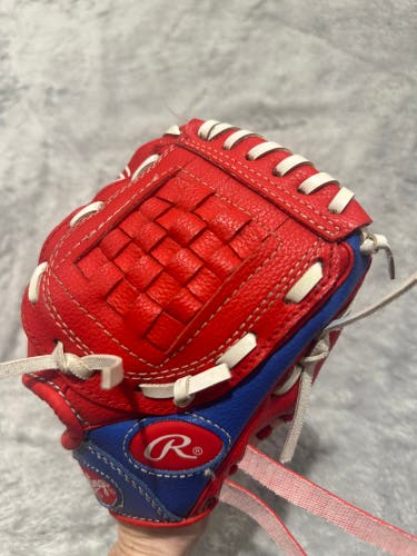 Red Rawlings Players Series RH Pitcher's Baseball Glove 9" (Used)