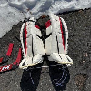 35" Bauer Reactor 9000 Goalie Leg Pads (New)