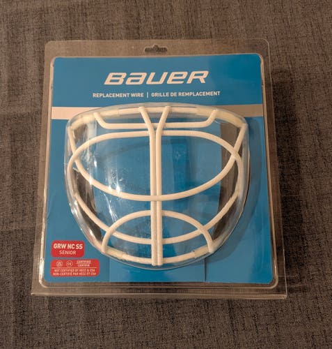 Bauer Senior Cat-Eye Replacement Wire / Cage - White (Brand New)