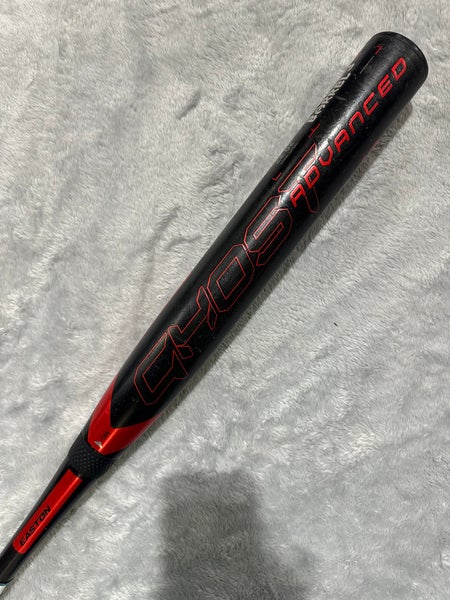 Black 2024 Easton Ghost Advanced Composite Bat (-10) Composite 22 oz 32" (Used)