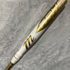 Gold 2023 Marucci Echo Connect DMND Hybrid Bat (-10) Hybrid 22 oz 32" (Used)