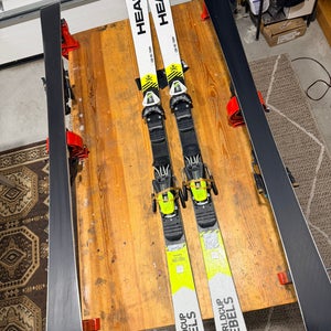HEAD WC Rebels i.GS RD 159 cm Racing Skis With Bindings (Used)