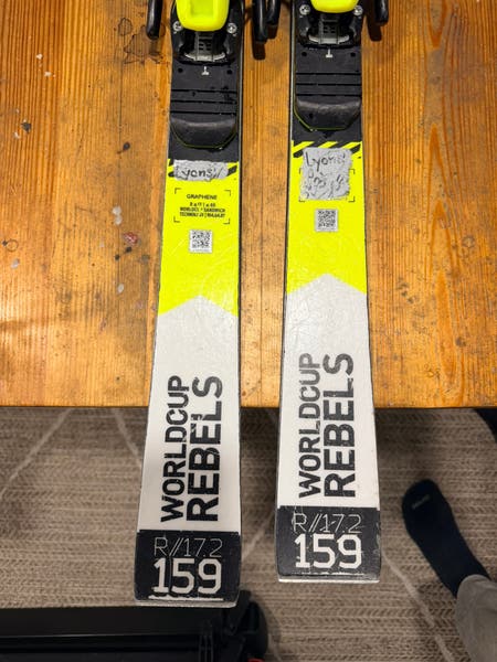 HEAD WC Rebels i.GS RD 159 cm Racing Skis With Bindings (Used