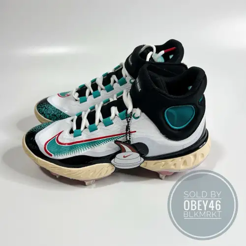 Nike Alpha Huarache Elite 4 High Paul Goldschmidt PE Cleats 13