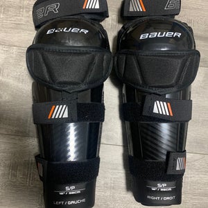 NEW   Bauer Hockey Referee Shin Guards 12" JR