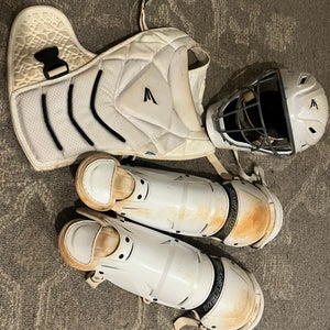 White Easton Jen Schro The Very Best Catcher's Set (Used)