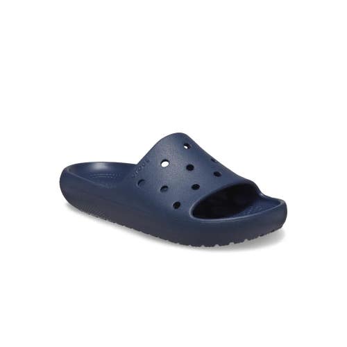 Crocs Classic V2 209401-410 Sandals Men's US 9 Navy Blue Slip On Slides GBO2589