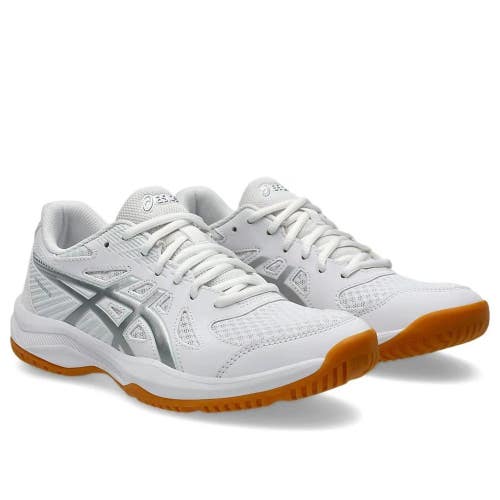 Asics Upcourt 6 1072A107-100 Sneakers Women's US 7 White Volleyball Shoes VER984