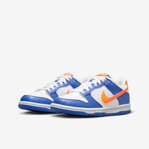 Nike Dunk Low FN7783-400 Sneakers Kids 7 Blue Joy Leather Lifestyle Shoes HTAT75