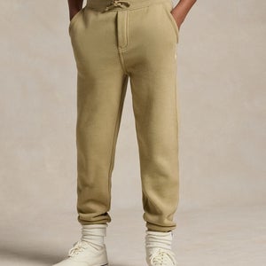 Polo Ralph Lauren Pants Kids XL Khaki Fleece Drawstring Waist Jogger GBO2257
