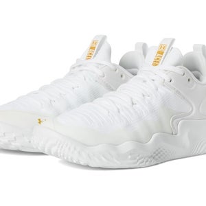 Under Armour Ace Low 3027084-100 Women's US 8.5 White Volleyball Shoes TF10033