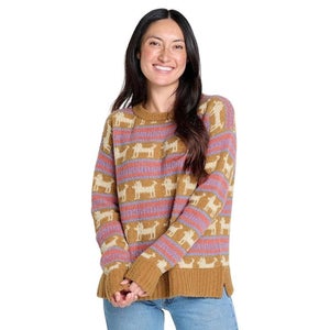 Toad&Co Cotati Dolman Sweater Women's XS Kelp Pups Long Sleeve Pullover GBO2288
