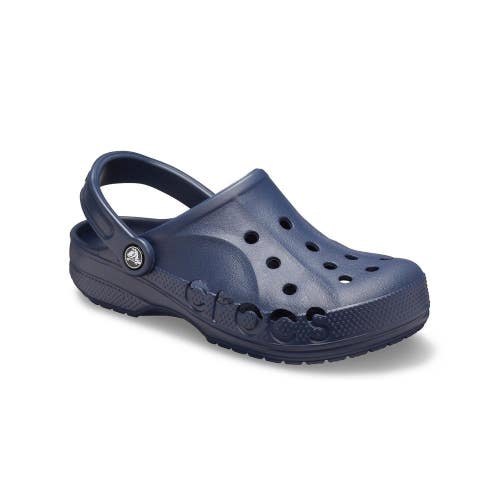 Crocs Baya 10126-410 Clogs Unisex M10/W12 Navy Comfort Casual Shoes VER1293