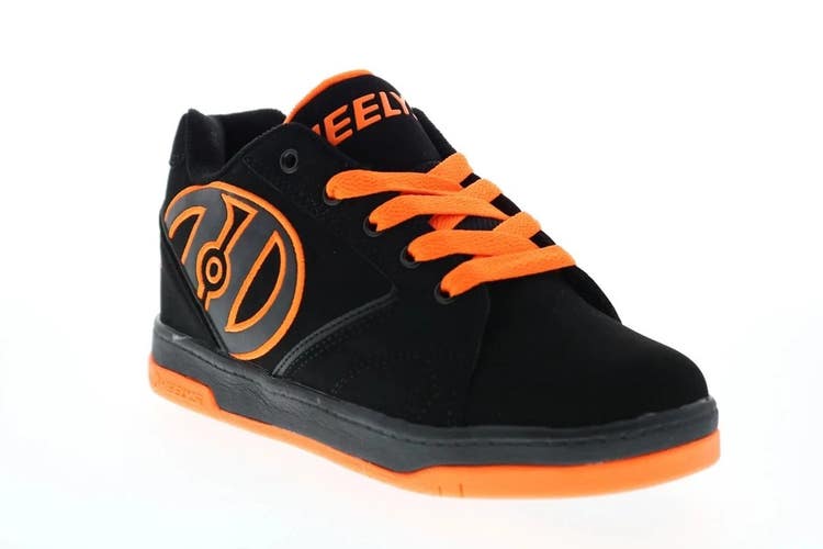 Heelys Propel 2.0 770506H Sneakers Kids US 13 Black Orange Skate Shoes ZAP2186