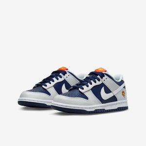 Nike Dunk Low 'UV Reactive' FN6968-025 Kids Navy Gray Lifestyle Shoes HTAT76