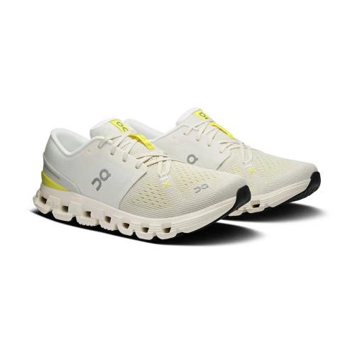 On Cloud X 4 3ME30043072 Sneakers Men's US 12 Ivory Lime Running Shoes TF10047