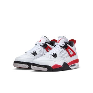 Nike Air Jordan 4 Retro 408452-161 Sneaker Kids 5.5 White Lifestyle Shoes HTAT65
