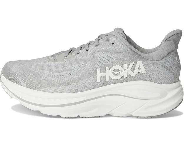 Hoka One One Clifton 10 1162030-STLLR Sneaker Men's 14 Gray Running Shoes TF9978