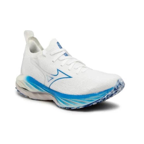 Mizuno Wave Neo Wind J1GD227821 Sneakers Womens White Blue Running Shoes TF10044