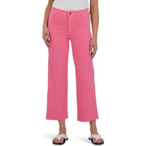 KUT from the Kloth Charlotte Jeans Women's 8 Sugar Coral Denim High-Rise JZZ865