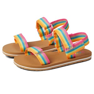 Roxy RG Cage ARGL100312-MUL Sandals Girls US 5 Multi Slingback Strappy JOBB2126
