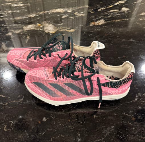 Pink Men's Size M 9.5 (W 10.5) Adidas Adizero Metal (Used)