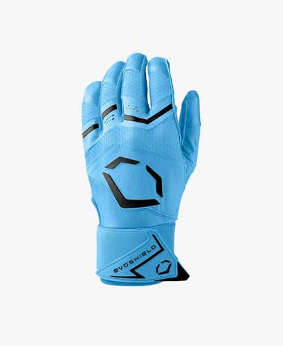 EvoShield Medium Carbyne Batting Gloves With Strap (New) - Victory Blue