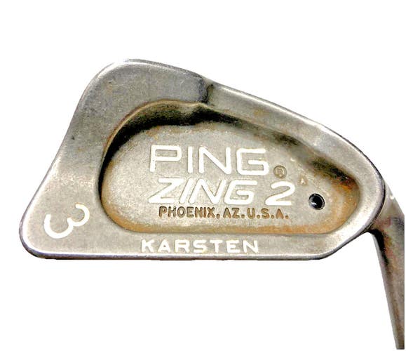 Ping Zing2 3 Iron Black Dot RH Men's JZ Stiff Steel 38.5" Nice Factory Grip