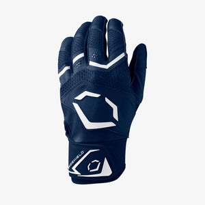 EvoShield Carbyne Batting Gloves - Navy (New) *Multiple Adult Sizes*