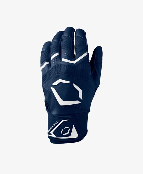 EvoShield Medium Carbyne Batting Gloves (New) - Navy