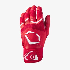 EvoShield XLarge Carbyne Batting Gloves - Red (New) *Multiple Adult Sizes*